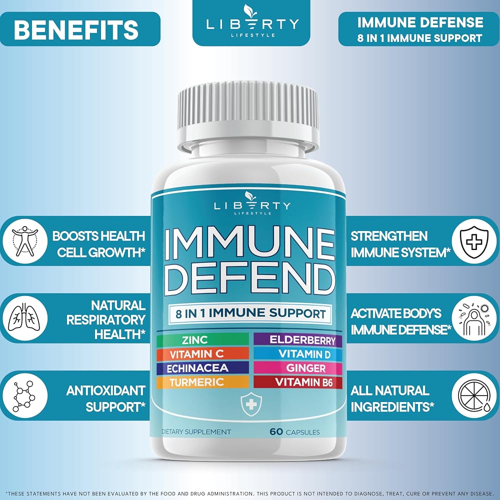 Liberty Lifestyle 8 in 1 Immune Supplement with Echinacea - image 5