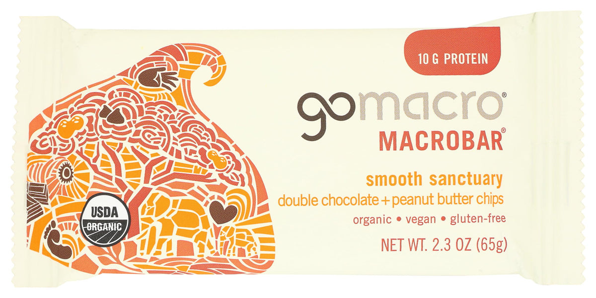 GoMacro Double Chocolate Peanut Butter Organic Bar - 1 Count