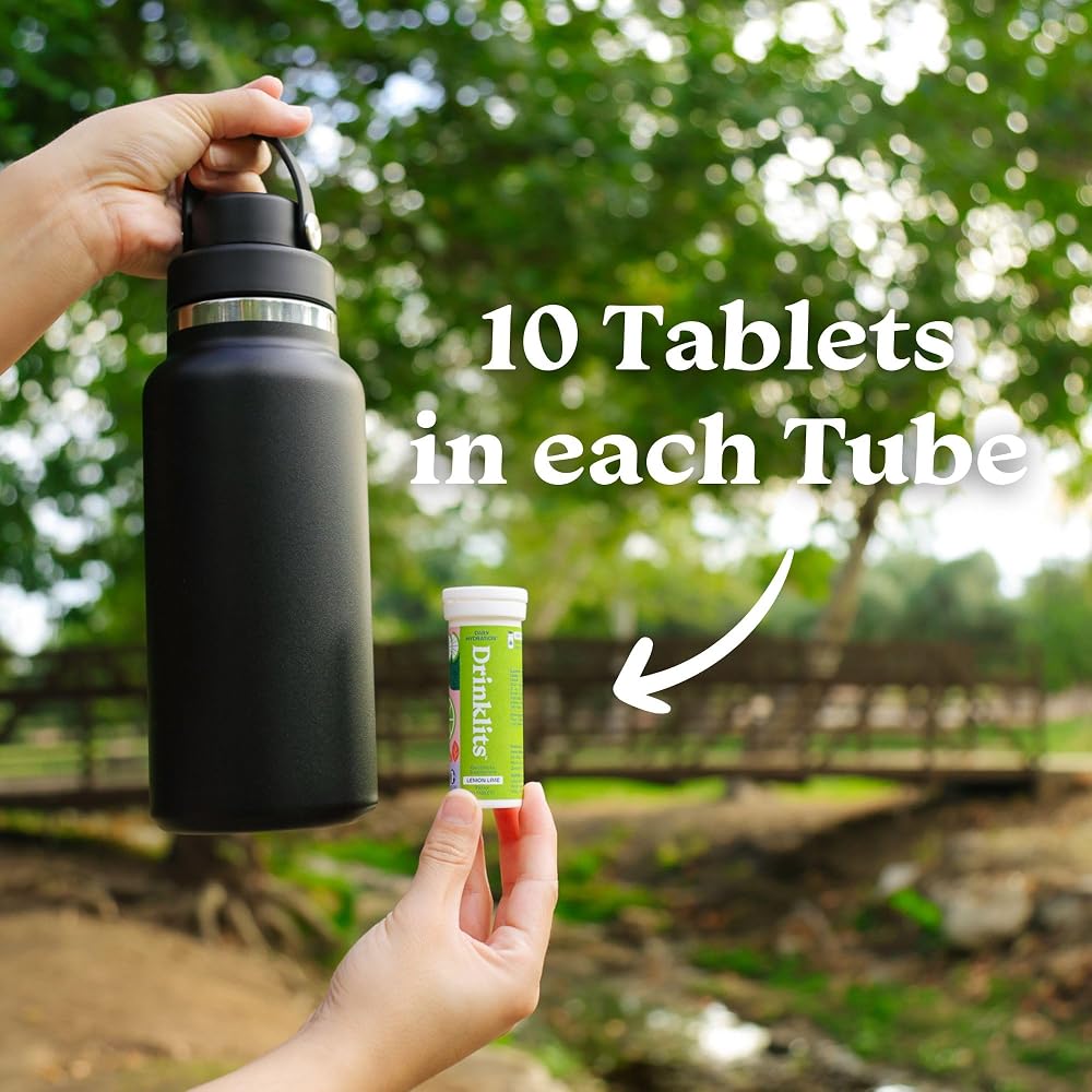 Drinklits Lemon Lime Electrolyte Tablets for Hydration - 10 Tablets - image 5