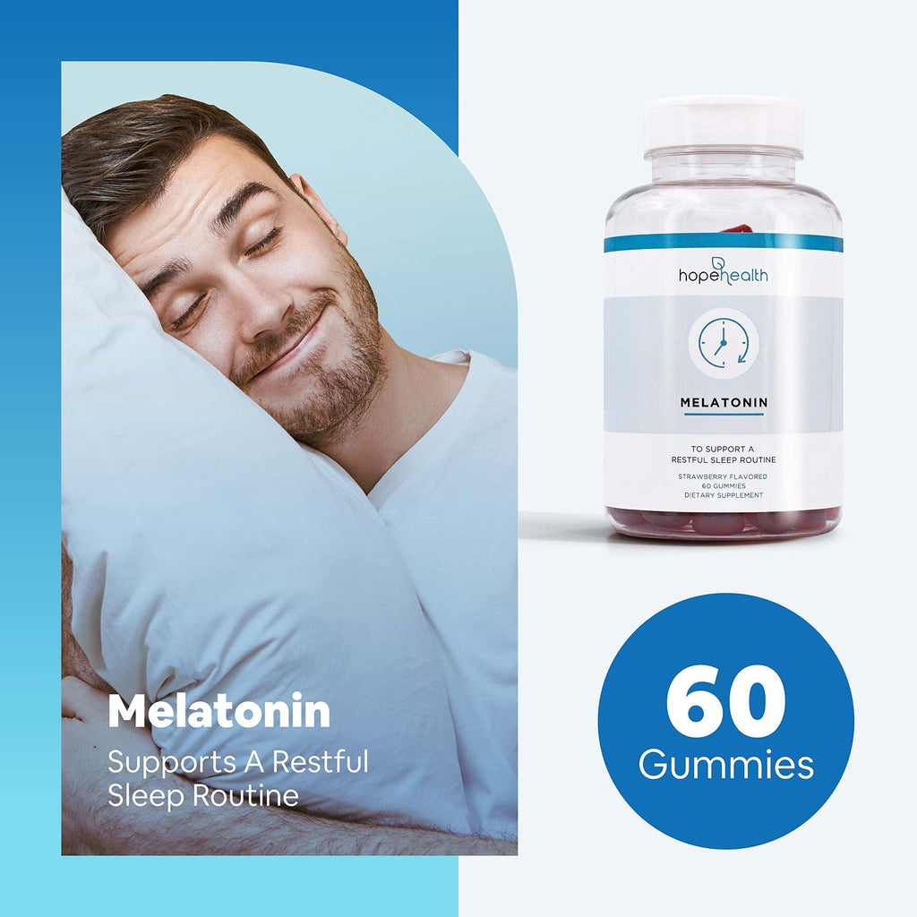 Hope Health Melatonin Gummies for Sleep Support - 60 Count - image 2