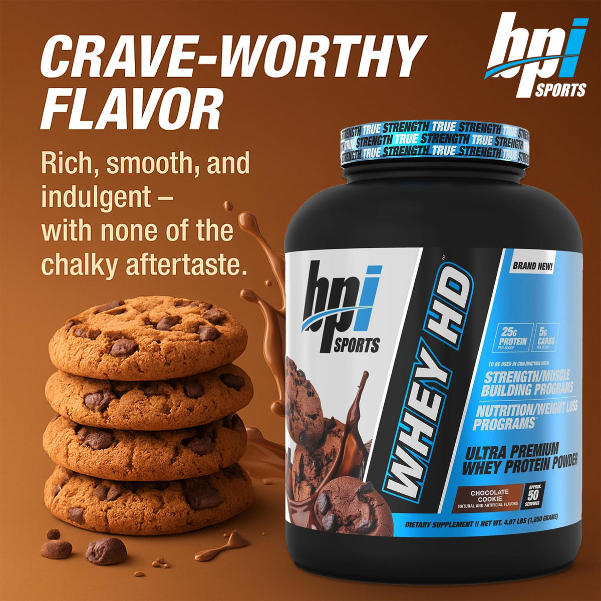 BPI Sports Whey Hd Ultra Premium Protein Powder