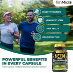 Tenmido Neem Leaf 8-in-1 Supplement Immune Health Support - 150 Capsules - image 5