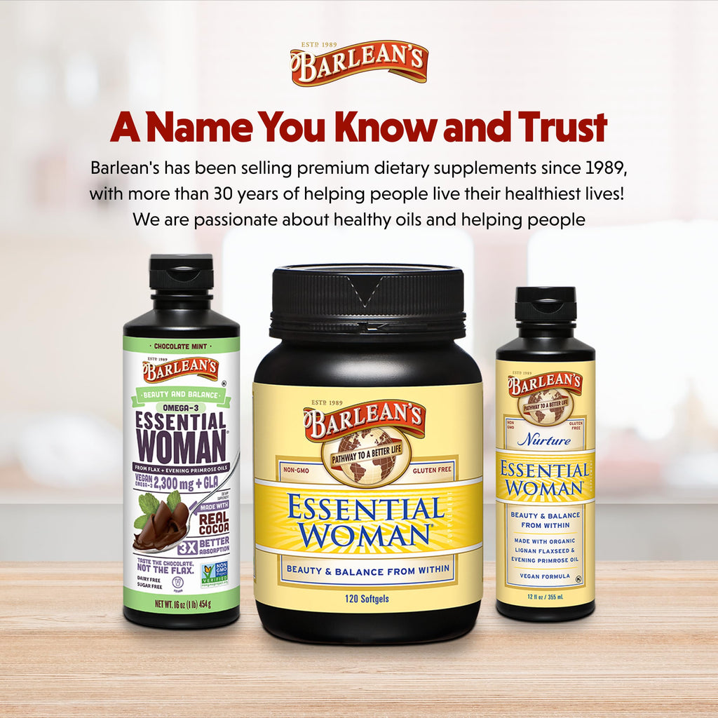Barlean's Organic Oils Essential Woman - 120 Softgels - image 7