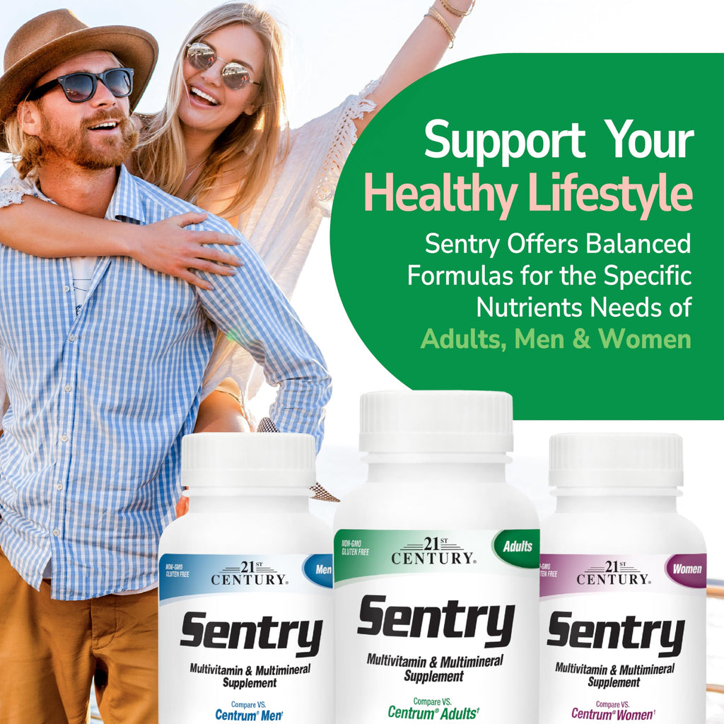 21st Century Sentry Multivitamin with Lycopene & Lutein - 300 Tablets - image 8