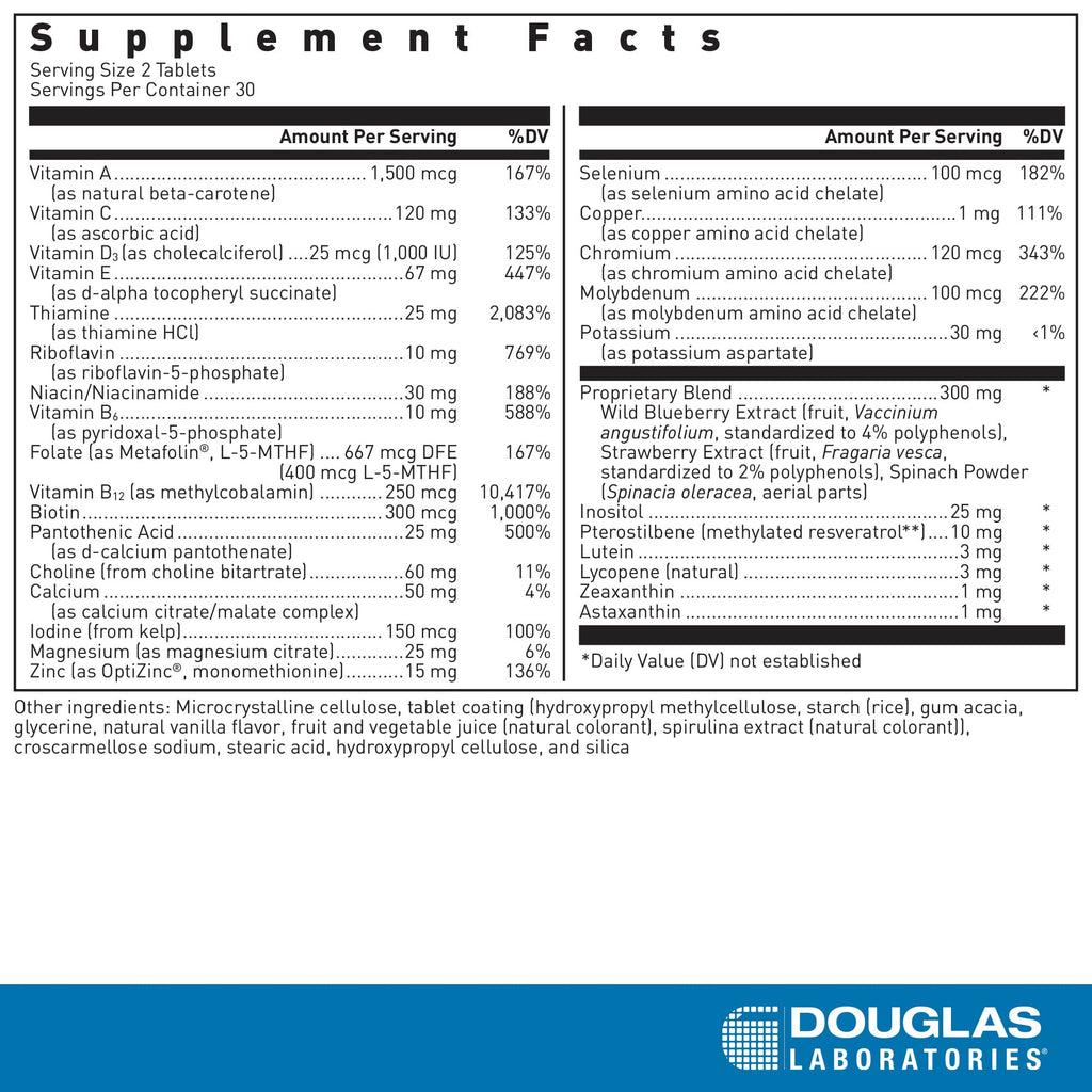 Douglas Laboratories Ultra Preventive 2 Daily Multivitamin - 60 Tablets - image 2