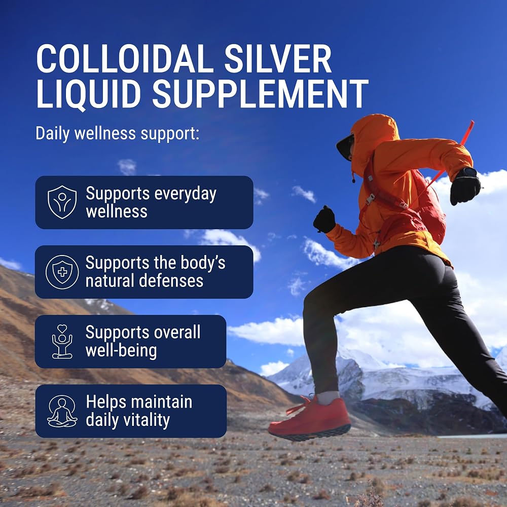 ENERGI NUT Colloidal Silver Liquid Drops 22 PPM Immune Support - 8 Fl Oz - image 3