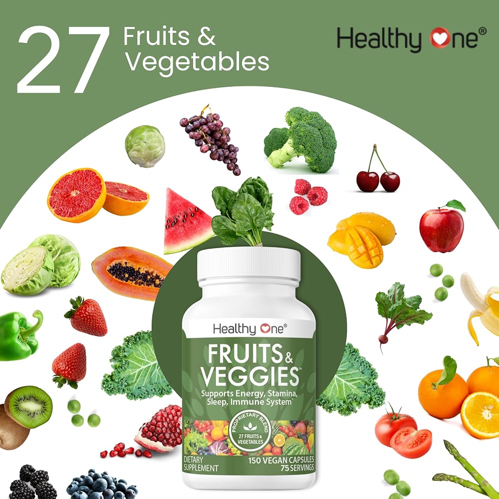 Healthy One Fruits & Veggies 27-in-1 Formula - 120 Capsules - image 4