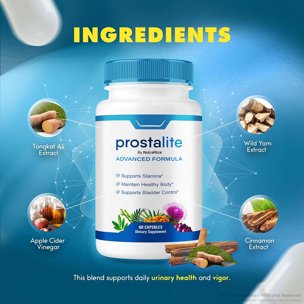 NutraRize Prostalite All-Natural Prostate Support Supplement - 120 Capsules - image 5