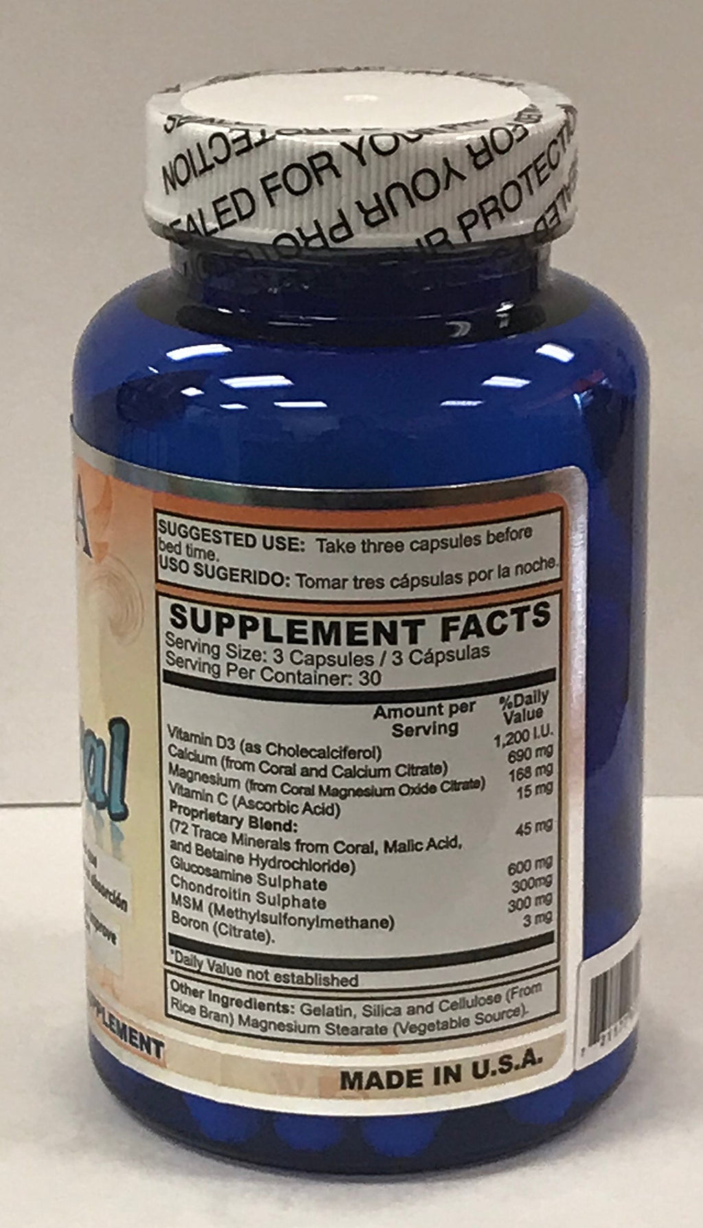 Tonaya Calcio de Coral Mineral Supplement - 1 Bottle - image 2