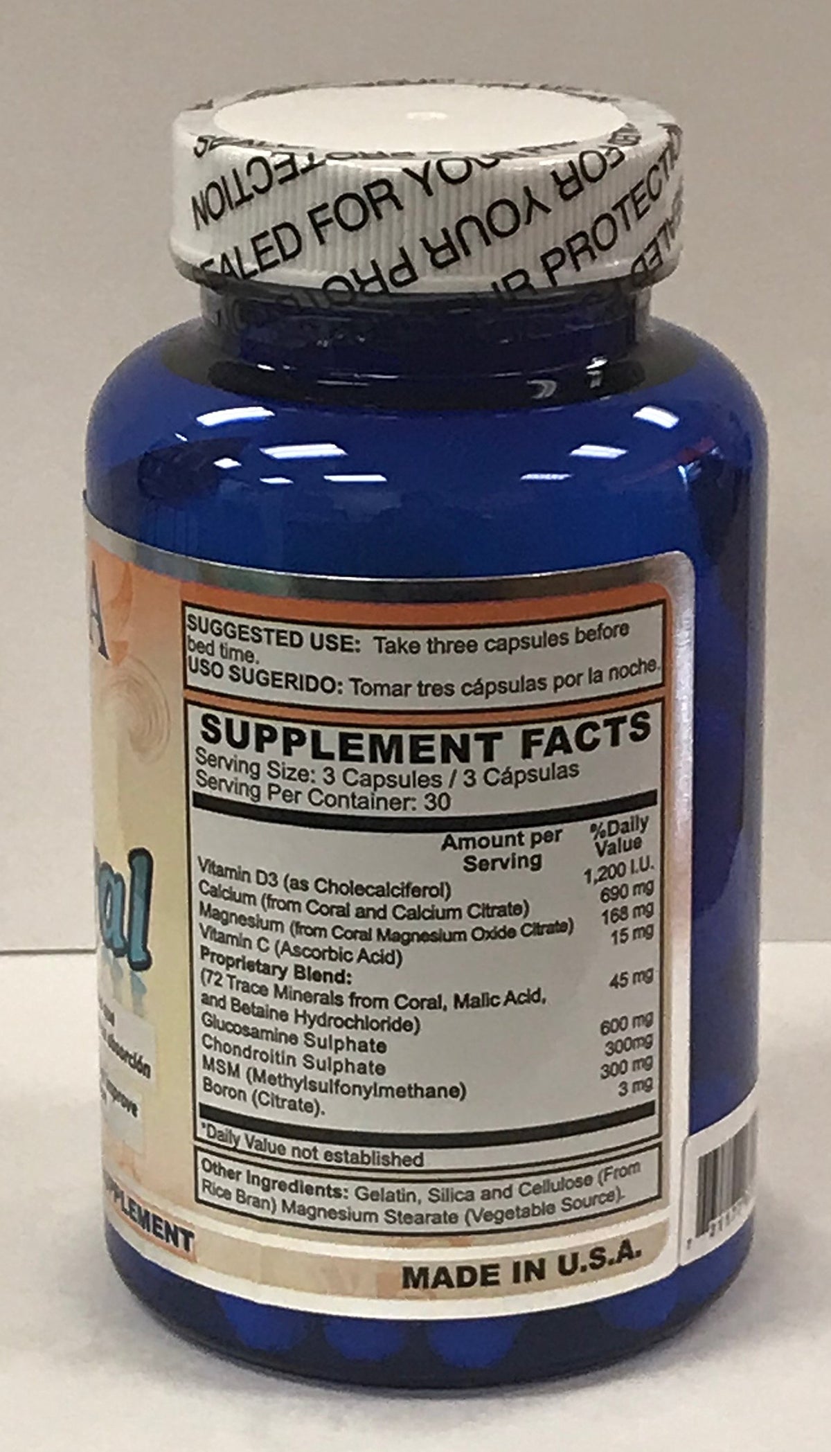 Tonaya Calcio de Coral Mineral Supplement - 1 Bottle - image 2