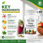 Manteniendo Tu Salud Iron Complex 27 mg - 60 Tablets - image 4