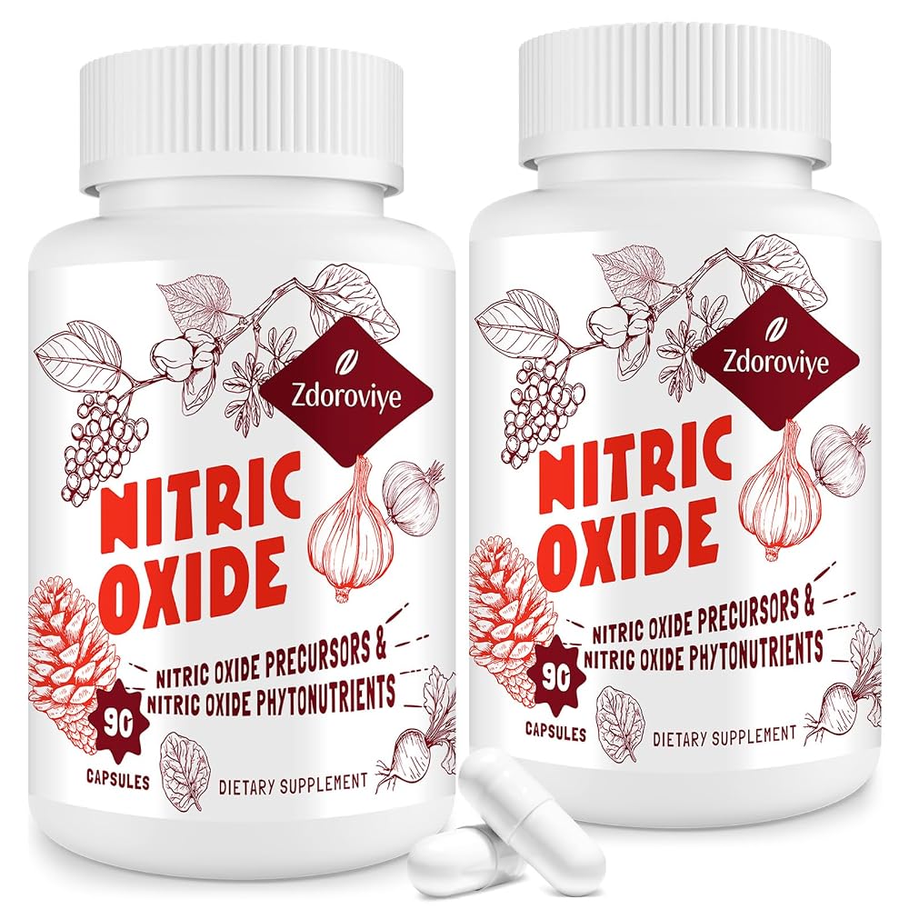 Zdoroviye Nitric Oxide Supplement for Men - 180 Capsules