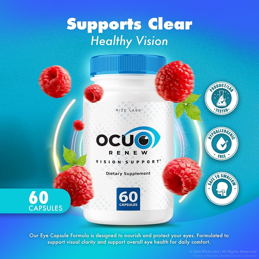 rize labs Ocurenew Vision Support Supplement - 300 Capsules - image 3