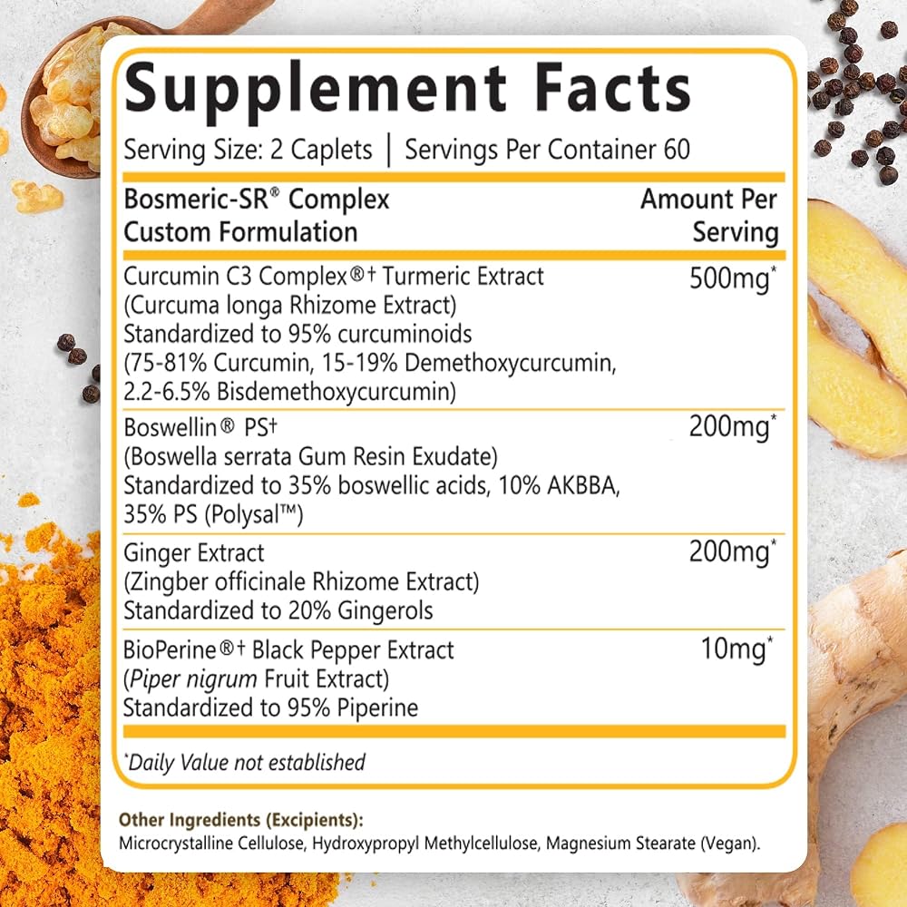 BOSMERIC-SR Sanjevani Joint Immune Support Supplement - 120 Caplets - image 4