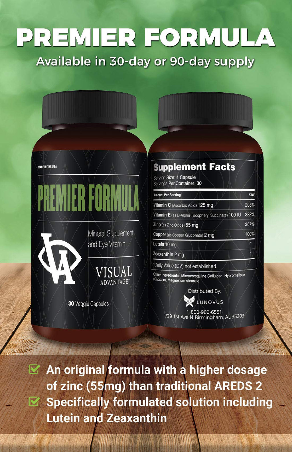 Visual Advantage Premier Formula Eye Health - 90 Capsules - image 6
