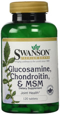 Swanson Glucosamine, Chondroitin and MSM - 120 Tablets