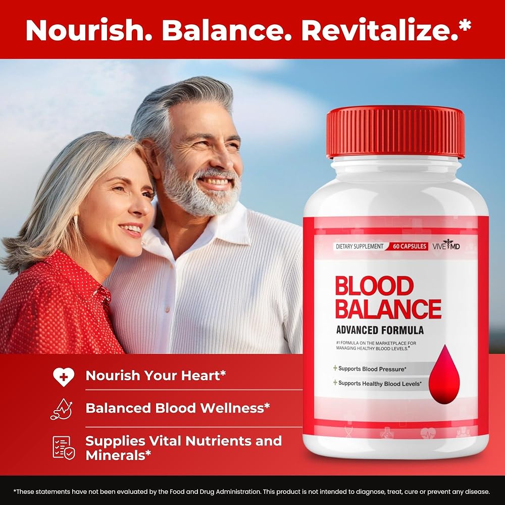 VIVE MD Blood Balance Supplement Extra Strength - 60 Capsules - image 5