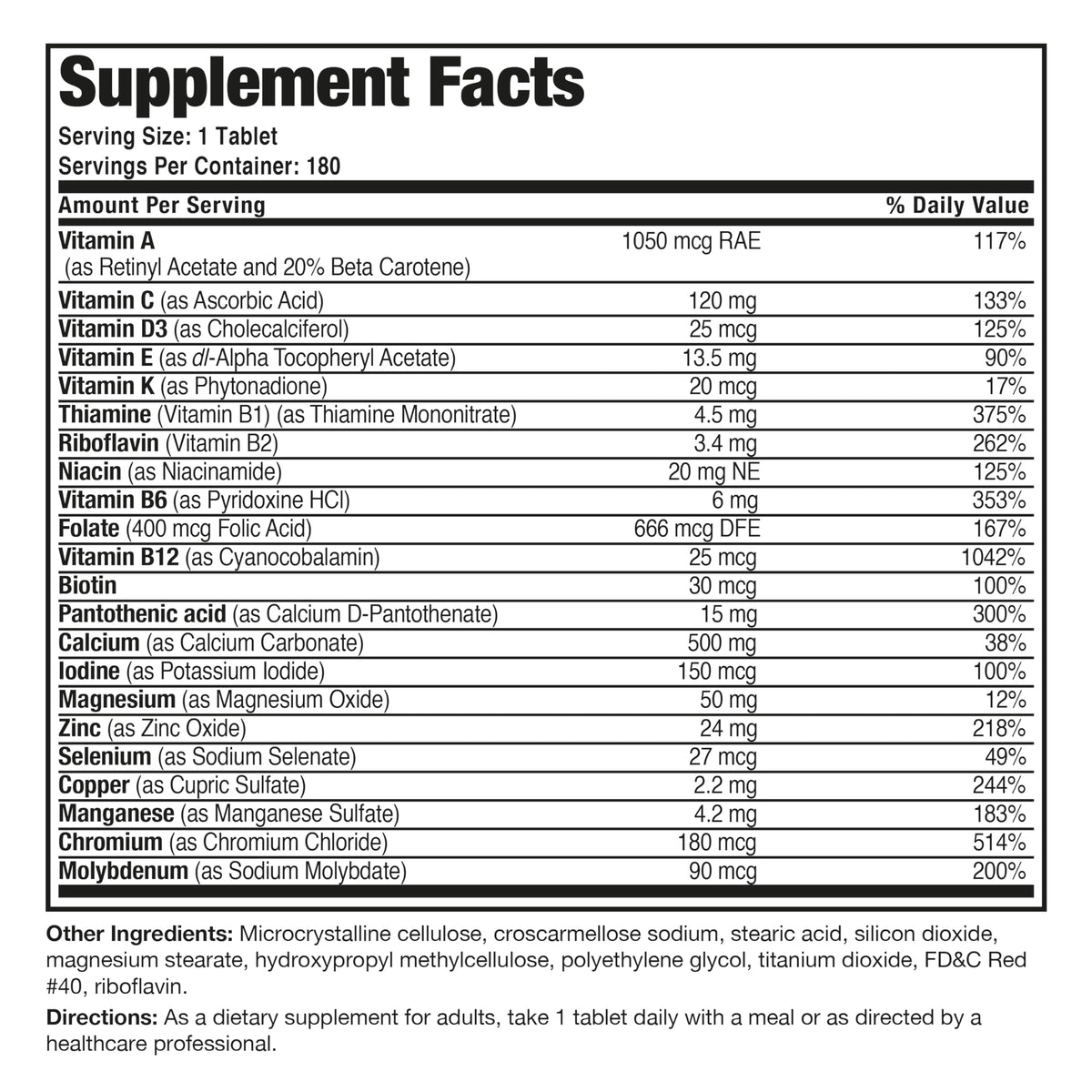 Complete Multivitamin for Women 50+ by Bronson Vitamins