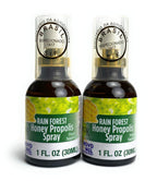 Brazilian Novomel Green Bee Propolis and Rain Forest Honey Oral Spray - 2 Pack