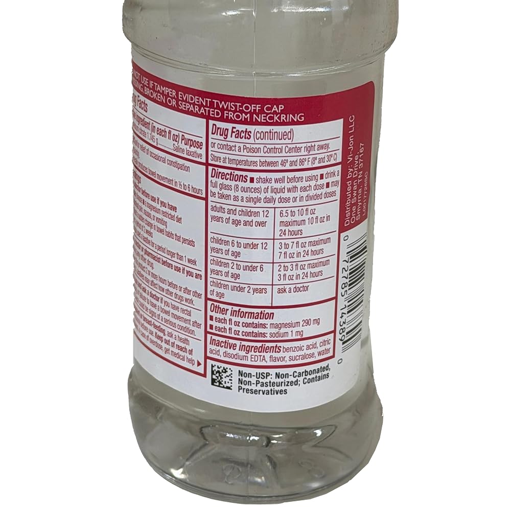 Swan Magnesium Citrate Oral Laxative Solution Cherry Flavor - 2 x 10 Fl Oz - image 4