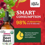 Wild & Organic Beet Root Extract Drops Energy Support - 4 fl oz - image 4