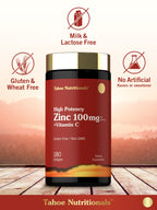 Carlyle Zinc Supplement 100mg with Vitamin C - 180 Softgels - image 5
