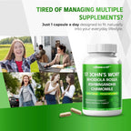 Nessarit Complete 14-in-1 St. John's Wort with Rhodiola & D3 - 150 Capsules - image 2