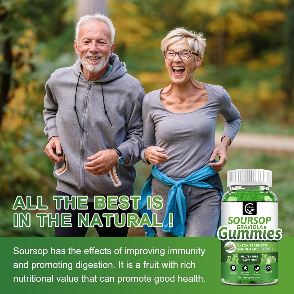 GORNVB Organic Soursop Graviola Gummies