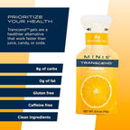 Transcend Foods Mini Orange Gel (.6 oz) Fast-Acting Carb Gel