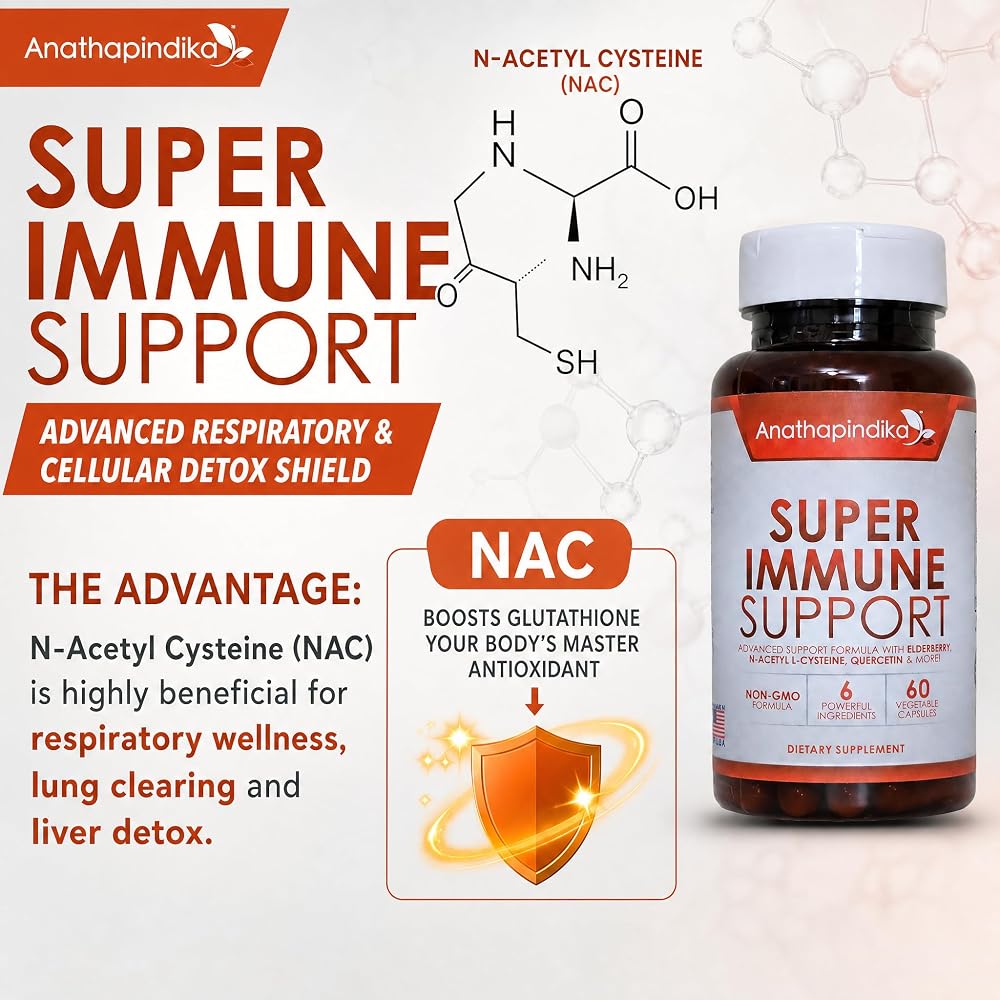 Anathapindika Health Super Immune Support 6-in-1 - 60 Capsules - image 5