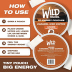 Wild Pouches Caramel Coffee Caffeine Energy Pouches 120mg - 20 Count - image 6