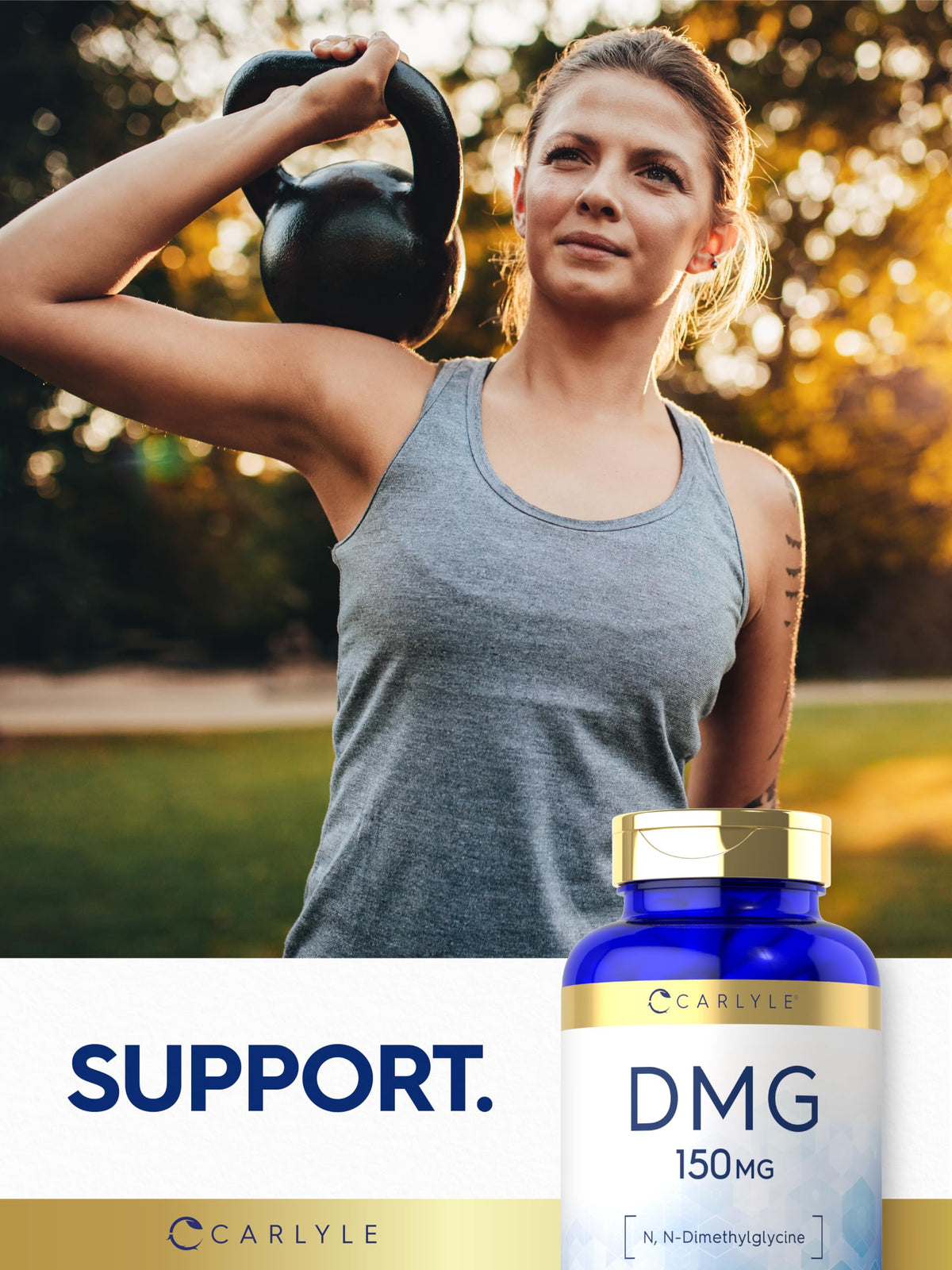 Carlyle DMG N-Dimethylglycine 150 mg - 180 Capsules - image 6