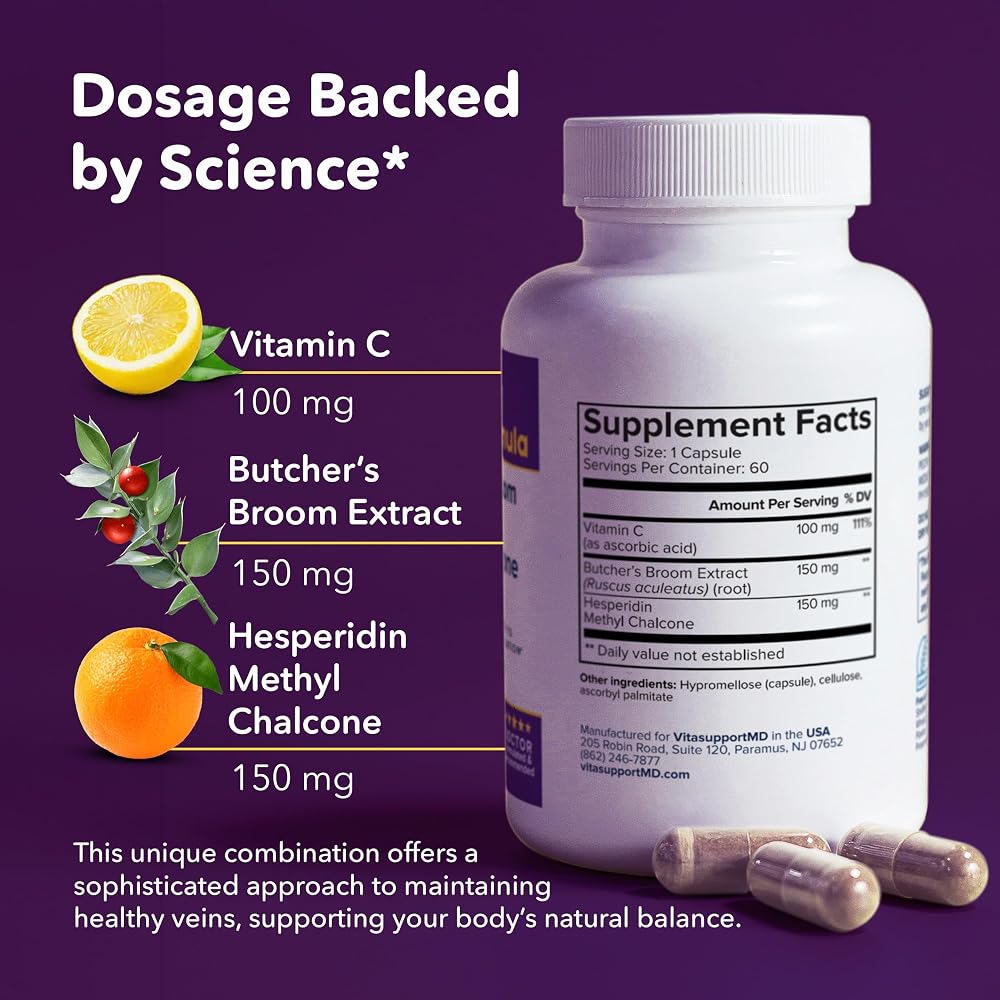 VITASUPPORTMD Tri-Power Circulation Formula - 60 Capsules - image 3