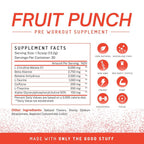 PWDRS PRE Pre-Workout Powder - Energy