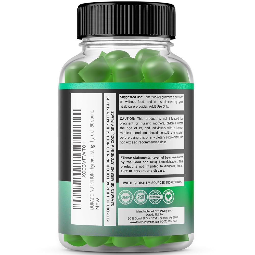 Dorado Nutrition Thyroid Support Gummies - 90 Count - image 3