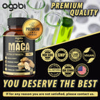 Agobi 7in1 Maca Root Capsules with Ashwagandha & Ginseng - 150 Count - image 6