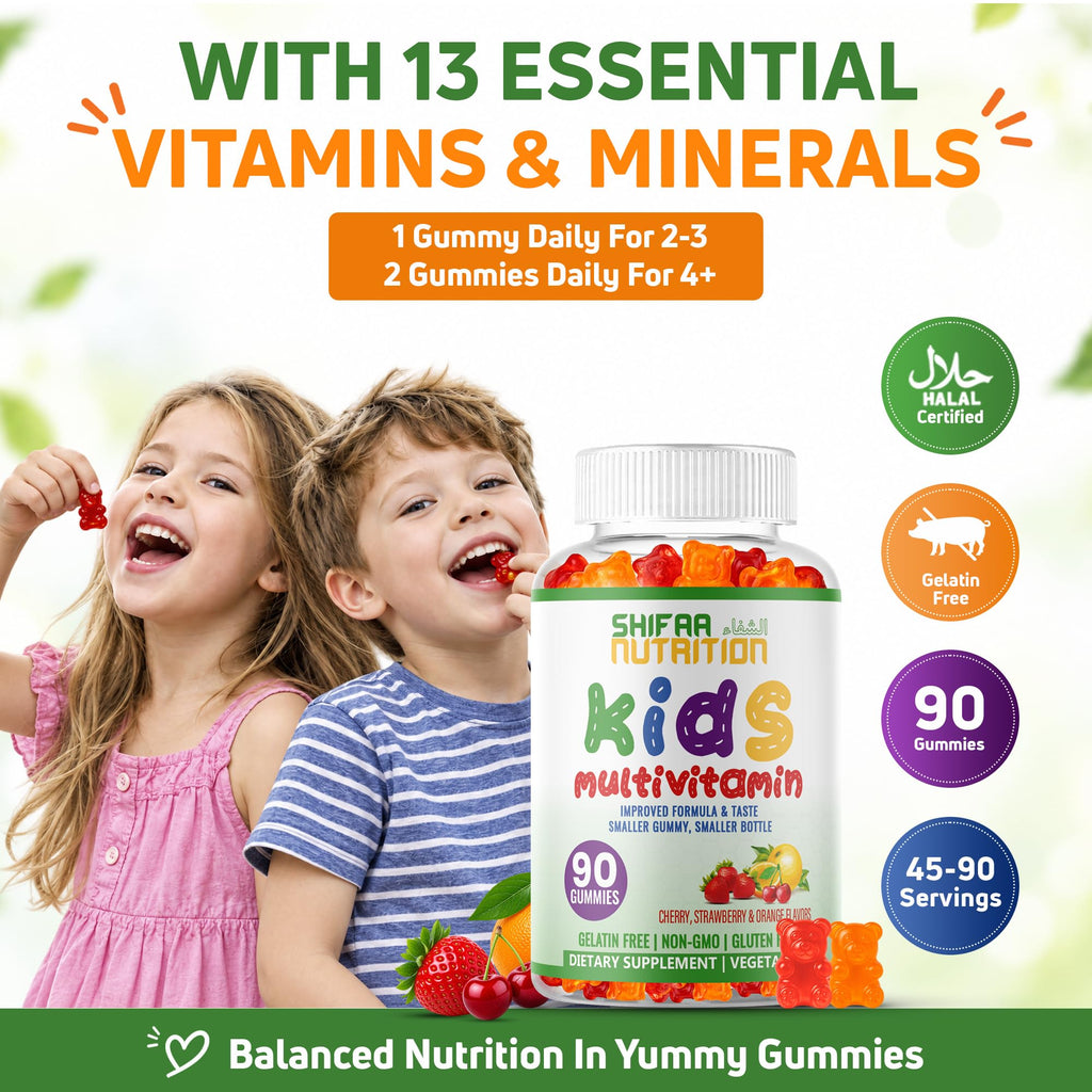 SHIFAA NUTRITION Halal Kids Multivitamin Gummies - 90 Count - image 2