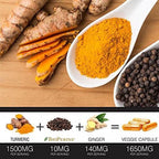 FineVine Organics Turmeric Curcumin with Black Pepper & Ginger - 120 Capsules - image 6