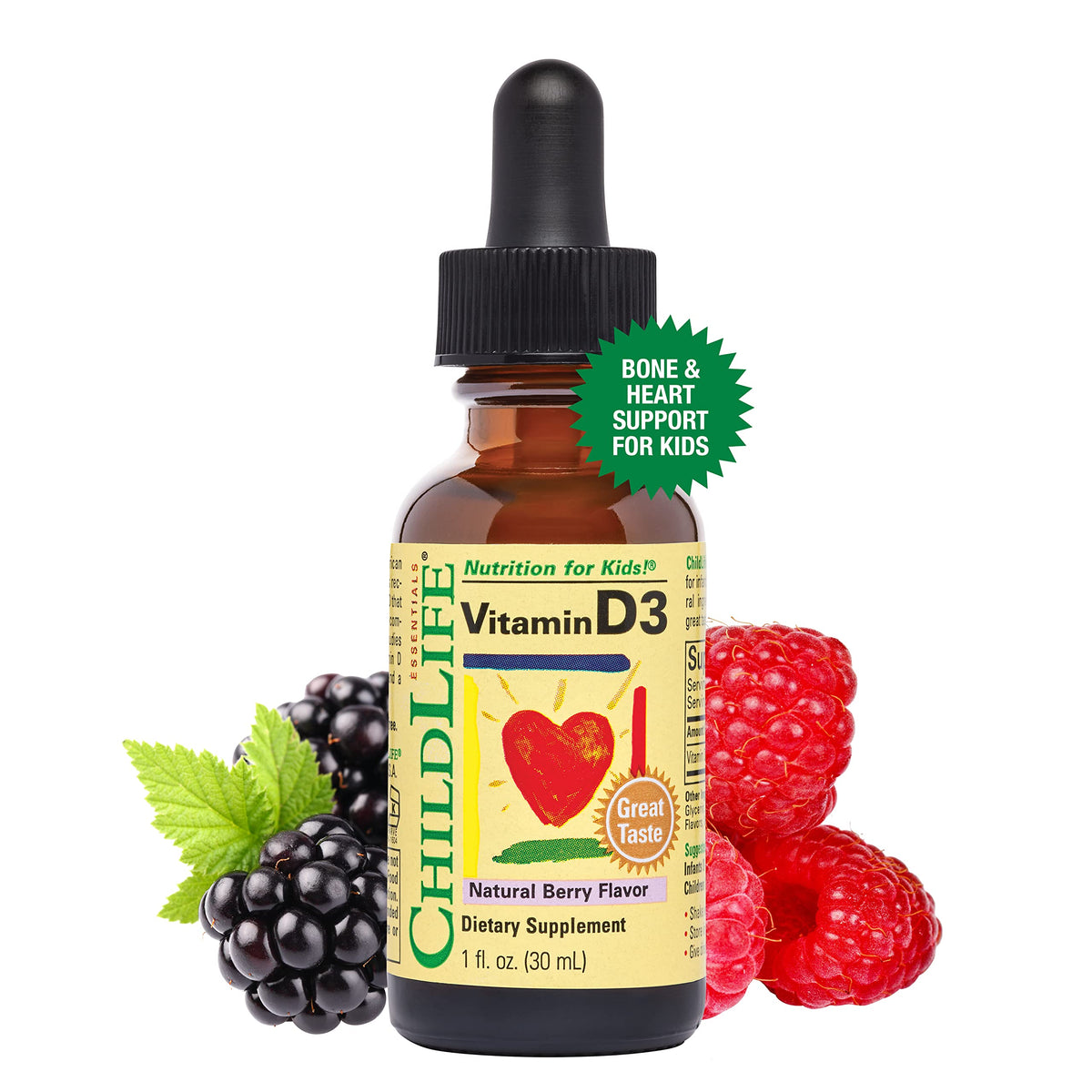 ChildLife Essentials Vitamin D3 Drops for Kids - 1 Fl. Oz
