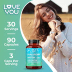 Love You Hyaluronic Acid + Collagen Complex - 90 Vegetarian Capsules - image 7
