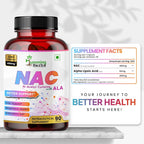 Humming Herbs NAC 450mg with Alpha Lipoic Acid - 90 Vegan Capsules - image 2