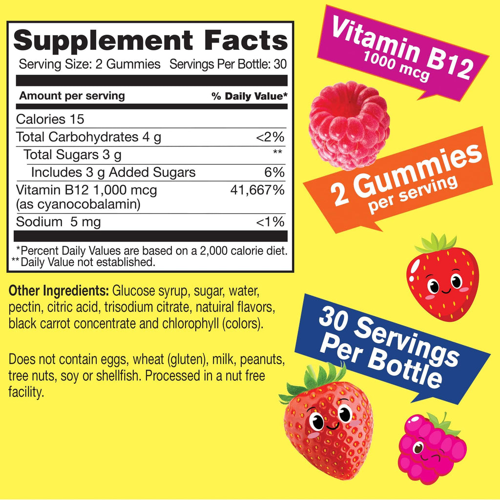 WellYeah Vitamin B12 Gummies for Kids - 60 Gummies - image 2