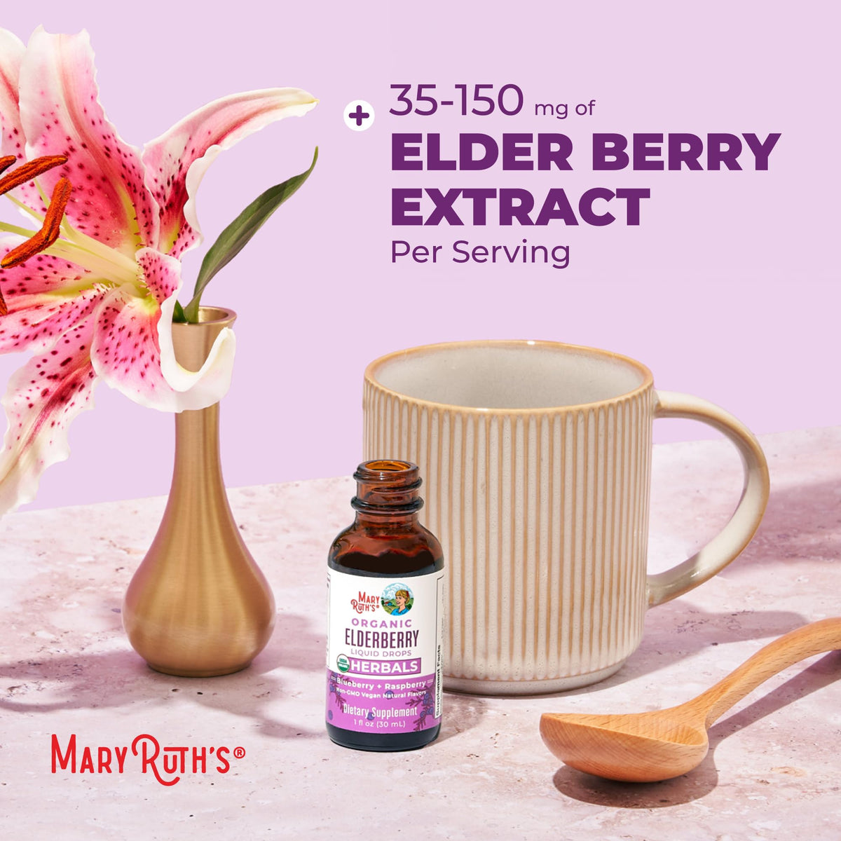 MARYRUTH'S Elderberry Liquid Drops