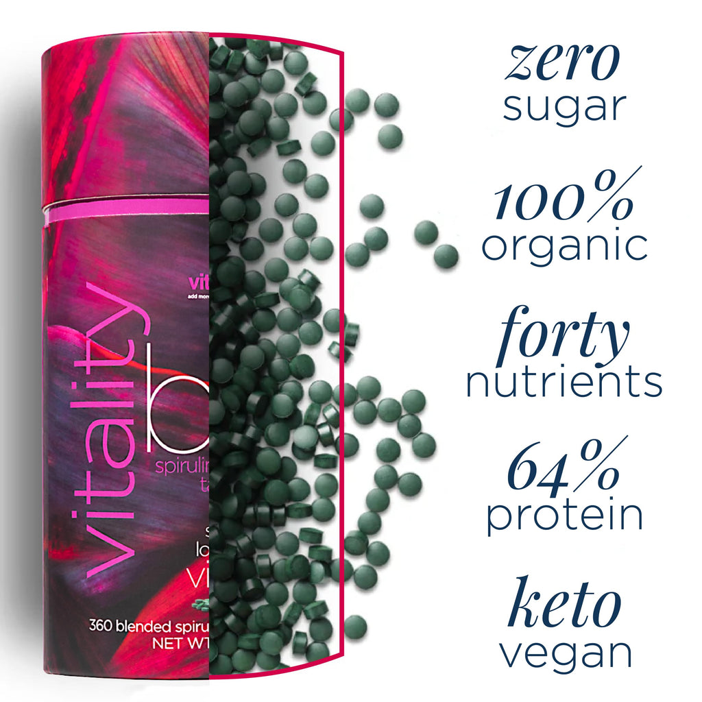 ENERGYBITS VITALITYbits Organic Blended Spirulina & Chlorella Algae
