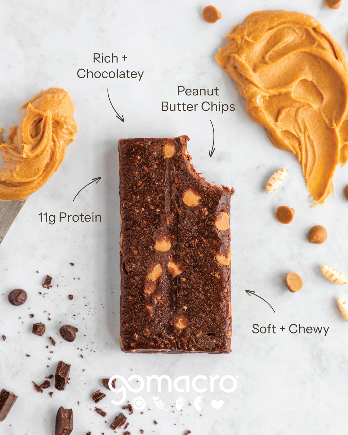 GoMacro MacroBar Organic Vegan Protein Bars