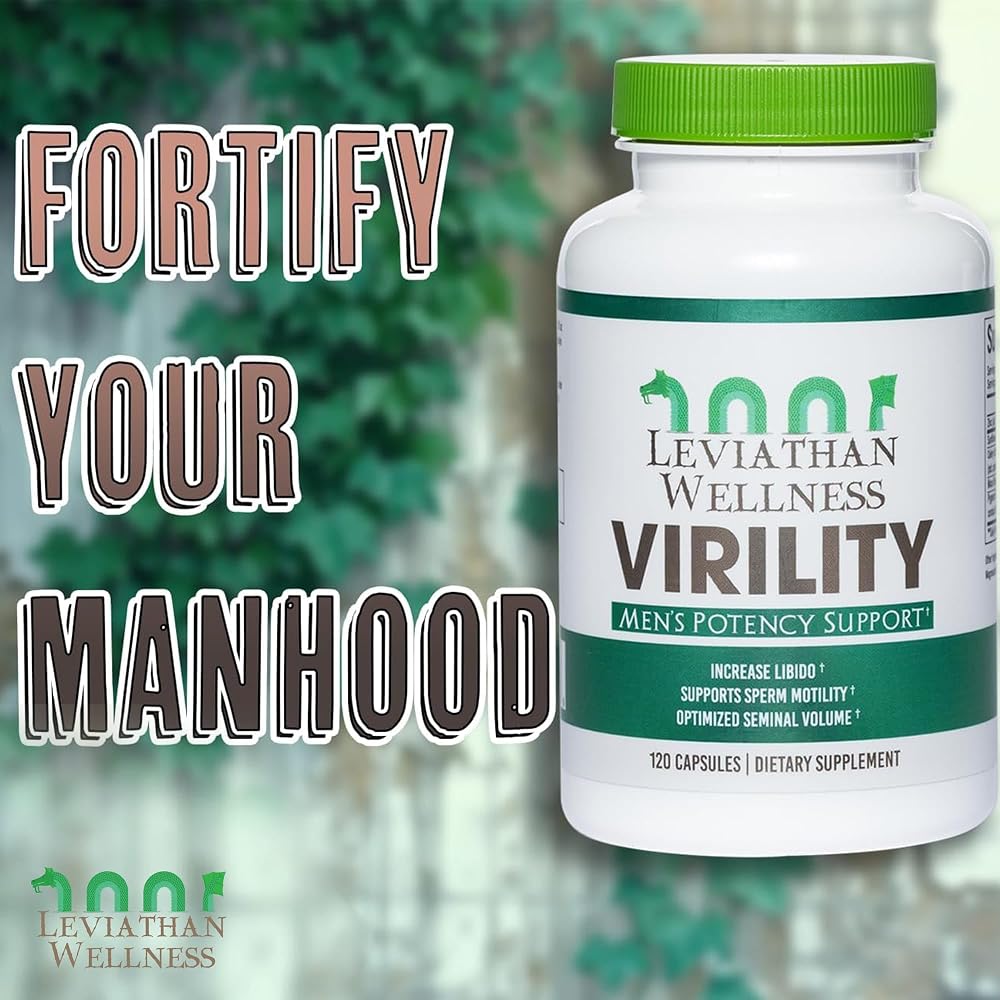 Leviathan Wellness Virility Men's Potency Support - 120 Capsules - image 2