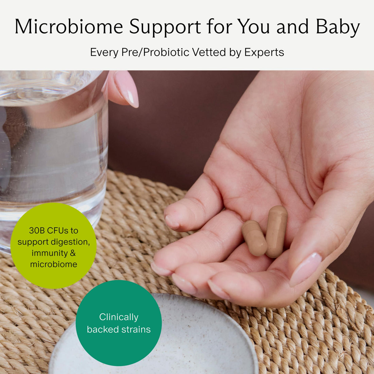 Needed. Prenatal Prebiotic & Probiotic - 60 Capsules - image 3