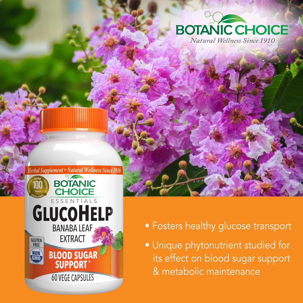 Botanic Choice GlucoHelp Banaba Leaf Extract - 60 Capsules - image 5