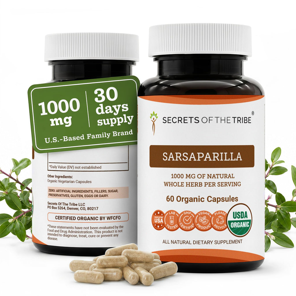 Secrets of the Tribe Sarsaparilla 60/120 Capsules