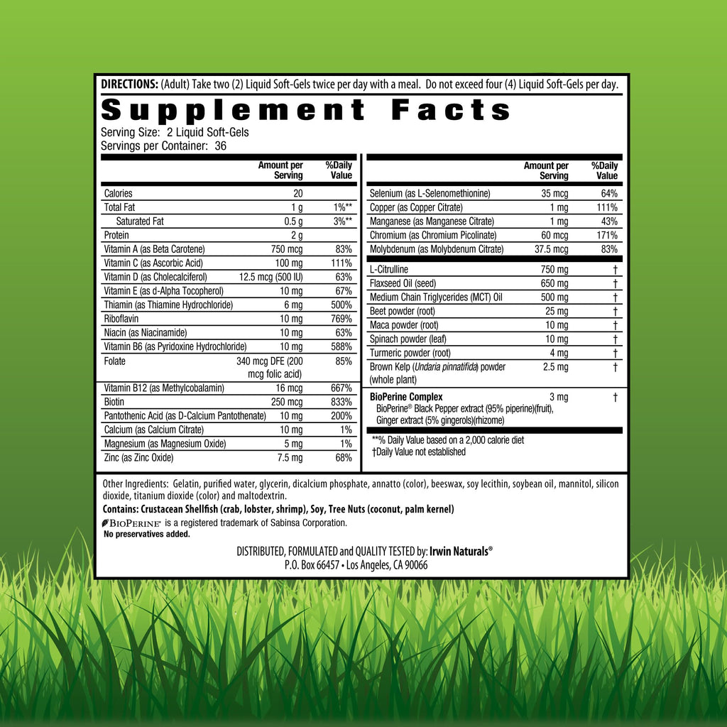 Irwin Naturals Quick Energy RED Active Lifestyle Multivitamin - 72 Softgels - image 2
